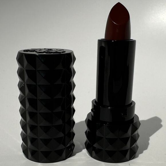 Kat von D KVD Beauty Studded Kiss Lipstick Mini Crucifix Vamp Goth 1.0g/.035oz - Picture 1 of 12